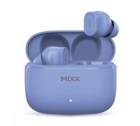 Mixx StreamBuds Switch D7 True Wireless Earbuds - Bluetooth 5.4, 18-Hour Playtime, Quick Charge, Comfort-Fit Silicone Earbuds, Touch Controls, Voice Assistant Compatible (Sky Blue)