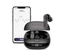 Mixx StreamBuds Ultra ANC True Wireless Earbuds, Bluetooth Wireless Earphones, 28-Hour Battery, Noise Cancelling, Customizable Sound, Grey