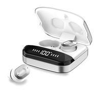 Mixx StreamBuds Ultra Dots True Wireless Earbuds, Bluetooth Wireless Earphones, 24-Hour Battery, Zinc Alloy Case, Customizable Sound App, White