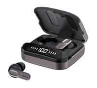 Mixx StreamBuds Ultra Mini True Wireless Earbuds, Bluetooth Wireless Earphones, 24-Hour Battery, Zinc Alloy Case, Customizable Sound, Black