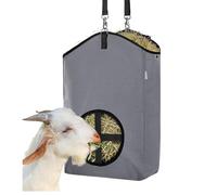 MIYABALA Goat Hay Feeder,Hay Bags for Goats,Horses,Sheep,Premium 600D Oxford Cloth,with Metal Fastener and Adjustable Open Feed Hole for Slow Feeding