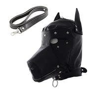Miyabitors cosplay mask Cosplay Dog Bondage Sexy Cosplay Costume Full Head Mask Puppy Detachable Toy Mask