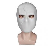 Miyabitors cosplay mask Moon Knight Cosplay Costume Latex Mask Helmet Masquerade Halloween Accessories Party Mask