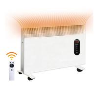 Miyacare Electric Panel Heater, 2000W Electric Space Heater with Adjustable Temperate, Convection Heater Wall Mounted & Free Standing, Convector Heaters for Home Low Energy, Smart Radiator, White