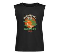 Miyagi Do Jo Karate Kid Film Funny Martial Art Vest Tank T-Shirt Cotton Men Black Sleeveless Tee XL
