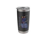 Miyamoto Musashi with Two Katanas Stainless Steel Insulated Tumbler