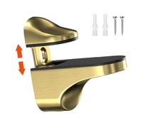 Miyanvuo Brackets for Glass Shelves | Adjustable Clamp Brackets for Shelves,Replacement Support Parts for Hardware Holder Wood Bar Acrylic Cabinet Door Shower