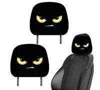 Miyanvuo Car Seat Headrest Cover - Halloween Car Interior Decorations with Big Eyes,Auto Interiors Decor for Fall Racing Event Daily Commuting Holiday Driving Trip Party