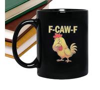 Miyanvuo Chicken Coffee Mug - Humor Rooster Ceramic Coffee Drinkware | Novelty Mug,for Hot Cocoa Milk Juice Ice Water Cold Drinks Family Friends Women Men Home Office Farmhouse