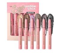 Miyanvuo Eyeshadow Stick Makeup, Soft Creamy Matte Shimmer Eyeshadow Pencil, Shiny Pigmented Eye Shadow, Smudgeproof Beauty Supplies for Daughter Coworerks Girls Friends Family
