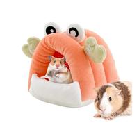 Miyanvuo Hamster Nest - Indoor Habitat for Small Animal,Crab Shaped Shed Bedding for Gerbils Mice Bunny Chinchilla Small Pets Bedroom Playroom Areas