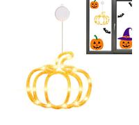 Miyanvuo Window Lights Halloween - Garage Door Suction Cup LED | Waterproof Halloween Window Light for Classroom Party Porch Yard Bedroom Fireplace