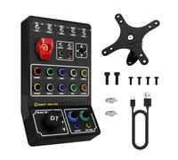 MiYee Sim Racing Button Box Simulation Racing Central Control Button Box with 3D-Printed Frame, Carbon Fiber Panels, Simulator PC, Plug and Play
