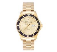 Miykon Automatic Watches for Men | Full Stainless Steel Mens Dive Watches with Quickset Day Date | Rotating Bezel, Skeleton Caseback, Luminous Hands and Markers, Japan Automatic, 50M Water Resistant