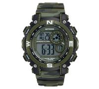 Miykon Military Watches for Men - Tactical Digital Mens Sports Watches - Shockproof Resin, Super Illuminator, Stopwatch & Timer, Alarm, Dual Time, 24hr Military Time, 100M Waterproof Watch, Green