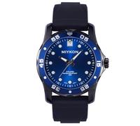 Miykon Silicone Watches for Men - Sport Watch, Japanese Quartz, Water Resistant, 45mm - Model B2G04, Blue, Watch, Sport Watch, Casual Watch, Diving Watch