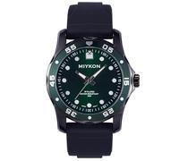 Miykon Silicone Watches for Men - Sport Watch, Japanese Quartz, Water Resistant, 45mm - Model B2G04, Green, Watch, Sport Watch, Casual Watch, Diving Watch