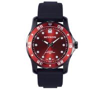 Miykon Silicone Watches for Men - Sport Watch, Japanese Quartz, Water Resistant, 45mm - Model B2G04, Red, Watch, Sport Watch, Casual Watch, Diving Watch