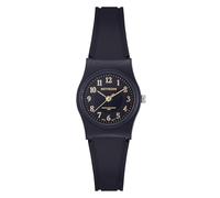Miykon Womens Black Dainty Nurse Analog Watch, Easy Reader, 100M Waterproof, Black, Gold, 26mm, Black Dial, Gold Arabic Numerals