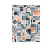 MIYMIYN Fashionable Ethnic Style Print Flannel Blanket Decorative Fleece Blanket Daily Use Sofa Blanket (Bohemian E,40"x30")