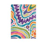 MIYMIYN Fashionable Ethnic Style Print Flannel Blanket Decorative Fleece Blanket Daily Use Sofa Blanket (Bohemian V,60"x50")