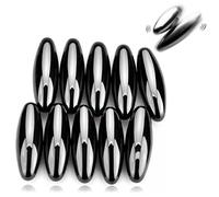 Miyobing Powerful Rattle Magnets Spinning Buzzing Snake Eggs,Hematite Zingers,Educational Science Toy,Great Stress Relief for Autism,ADD,ADHD & OCD,Refrigerator Or Neat Party Gift,Office Magnets (10)