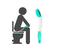 Miyobing Toilet Aids Tools,Long Reach Comfort Wipe,Extends Your Reach Over 15" Grips Toilet Paper or Pre-Moistened Wipes,Disabled Pregnant Old Man,Toilet Aids Tools