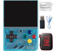 Miyoo Mini V4 Retro Game Console,Portable Handheld Video Game Console ，2.8 inch IPS Screen 750x560 Resolution Screen with 128GB Card 12000+ Games, Linux System (Blue, 128G)