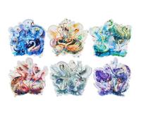 MiyouLuna 60Pcs Large PET Swan Stickers, Holographic Vintage Designs for Scrapbooking, DIY Crafts, Waterproof Journaling Supplies, Junk Journal Ephemera, with Organizer