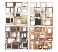 MiyouLuna 60Pcs Retro Film Frame Scrapbook Stickers, Vintage Hardcard Ephemera for Scrapbooking, Journaling Supplies, DIY Crafts, and Junk Journal