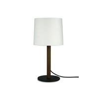 Miyu 45 table lamp smoked oak / white Maigrau - A++,A+,A,B,C,D,E