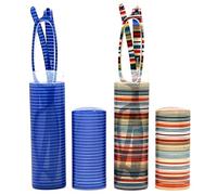 MIYUI JAPAN Reading Glasses for Women, Blue Light Blocking Small Reading Glasses, Small Tube Readers, Lightweight Reading Glasses with Slim Vision, for Men and Women, Stripes Super01 - Twins, Small