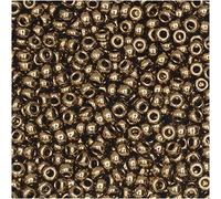 Miyuki 11 Round Japanese Rocailles Glass Seed Beads 11 Approximately 24 Gram 5 Inch Tube Dark Bronze