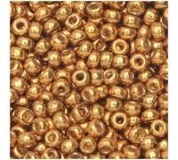 Miyuki 8/0 22 Grams Round Rocailles Seed Bead Duracoat Galvanized Tube Yellow Gold