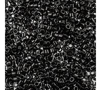 Miyuki Delica 11/0 - Black Opaque DB0010-50gms Bag of Japanese Glass Beads