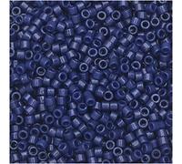 Miyuki Delica Seed Beads, 11/0 Size, 50 Gram Bulk Bag, 2143 Duracoat Navy Blue Matte Opaque Dyed