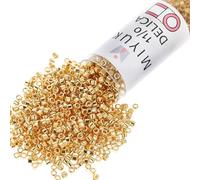 Miyuki Delica Seed Beads 11/0 "24K Gold Plated DB031 7.2 Grams