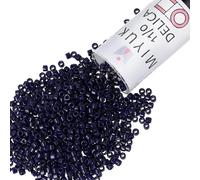 Miyuki Delica Seed Beads - Size 11/0 (1.6 mm), DB2144, Duracoat Cobalt Opaque Dyed, 7.2 g, Approx. 1440 Beads, Made in Japan