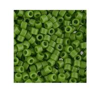 Miyuki Delica Size 11 DB724 Opaque Pea Green Qty 5 Grams