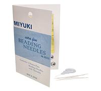 Miyuki Extra Fine Beading, Needles 6 Pc + Threader - JPN156 by Beadsmith
