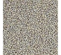 Miyuki Round Seed Bead Size 15/0 8.2g-tube Galvanised Silver