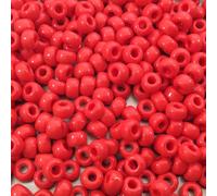 Miyuki Round Seed Beads Size 6/0 20g Opaque Red by Miyuki