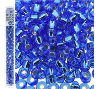 Miyuki Round Seed Beads Size 6/0 20g S/L Sapphire by Miyuki