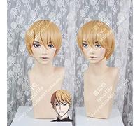 Miyuki Shirogane Cosplay Wig Kaguya-Sama: Love Is War Short Yellow Cosplay Costume Wigs + Wig Cap