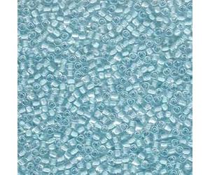 Miyuki Triangle Beads - Size 10/0 - Colour-Lined Ice Blue - 1112 : Pack of 10g
