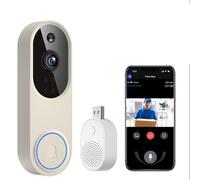 Mizeel Video Doorbell Camera with Chime - 2-Way Audio and Night Vision