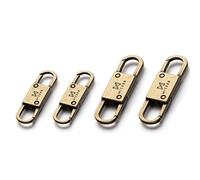 Mizeer 2 Size Theft Deterrent - Anti Theft Clips Keep Zipper Closed - Zipper Locks for Backpacks, Purses 4pcs Bronze
