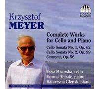 Mizerska:Abbate:Glensk - MEYER:WORKS FOR CELLO/PIANO