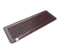 MIZHENG Jade Far Infrared Heating Pad, Full Body Bio Crystal Heat Mat, Full Body Effective Pain Relief, Adjustable Time,138 Of Jade Tourmaline Stone, Women Men Office Home Use, 59.05" X 19.68"