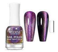 MIZHSE Quick Drying Nail Polish, Cat Eye Nail Polish Magnetic Nails Varnish With Magnet No Need UV/LED for DIY Nail Art At Home Salon Manicure 15ml